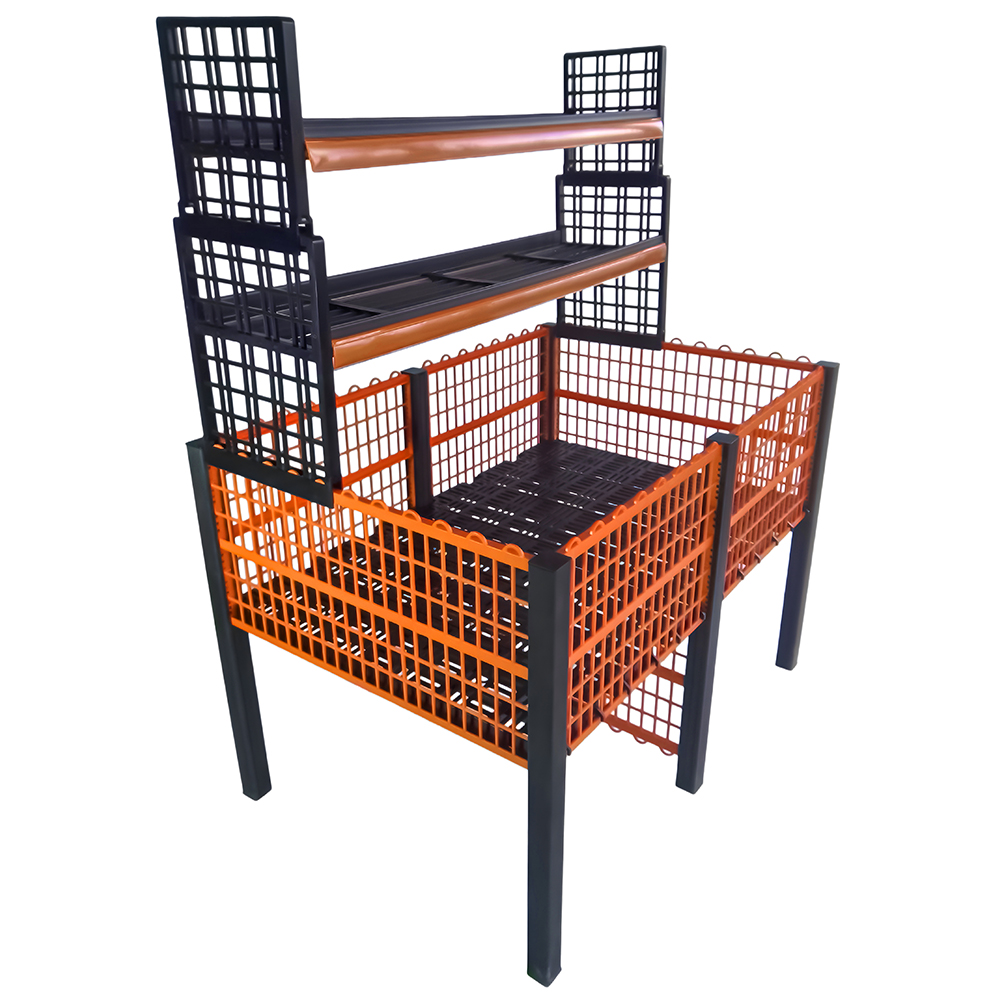 25 Litre Plastik Market Arabası Kırmızı