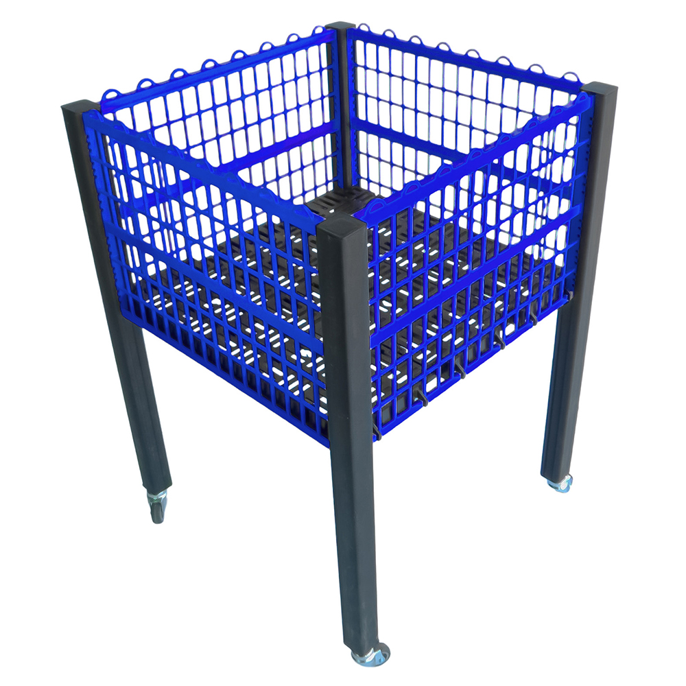 25 Litre Plastik Market Arabası Mavi