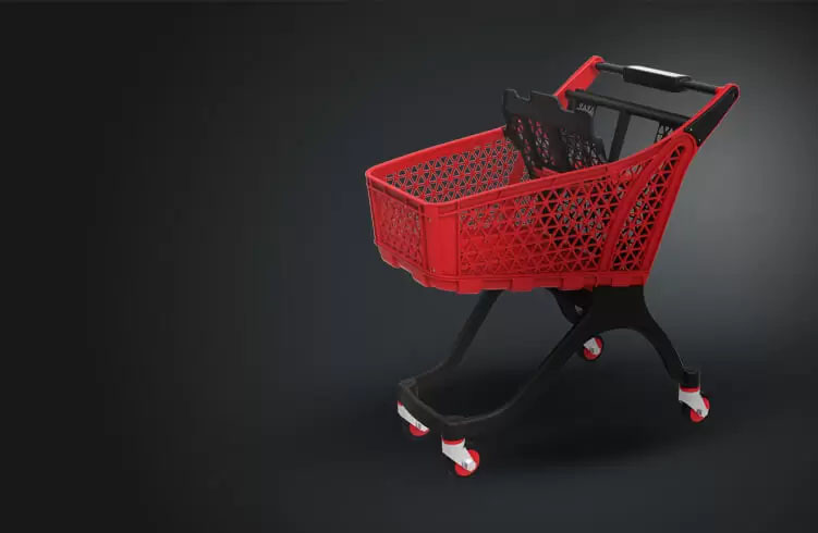 Plastic Shopping Cart